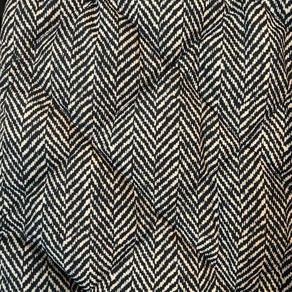J. Crew Black and White Herringbone Vest Size Small - Picture 3 of 7